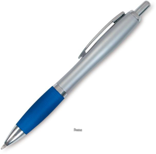 Modro-stříbrné kuličkové pero OKAY
