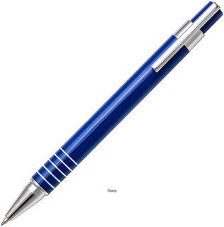 Modré hliníkové kuličkové pero ELEN