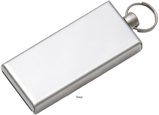 Malý kovový USB flash disk s kroužkem 4GB