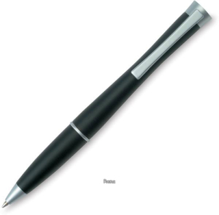 Masivní černo-stříbrné kuličkové pero KINGSTYLE