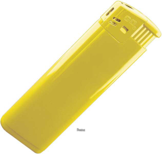 Celý žlutý plnitelný piezo zapalovač