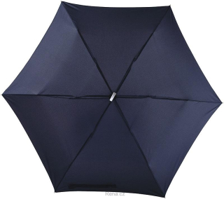 Námořně modrý super lehký skládací mini deštník