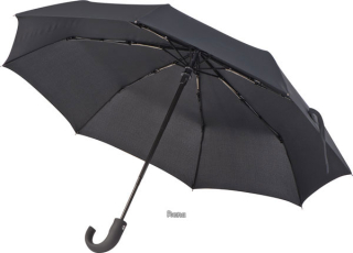 Černý automatický skládací deštník Ferraghini