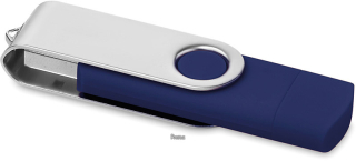 OTG Twister flash disk 8 GB s micro USB,n.modrý, 100 ks, vlastní potisk