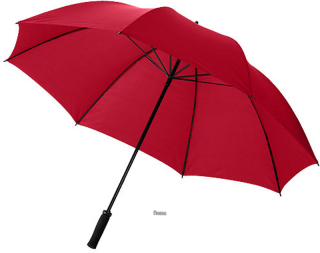 Velký golfový deštník odolný bouřce, červený