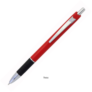 Plastové kuličkové pero EMA červené